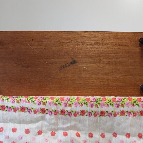 Vintage Wood Jewelry Box: 1970s Vanity Storage with Drawers - Picture 16 of 16